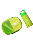 Kit Refeição Completo Luwave: Marmita Hermética + Garrafa 350ml + Talheres Reutilizáveis - Leve Sabor e Praticidade com Você!