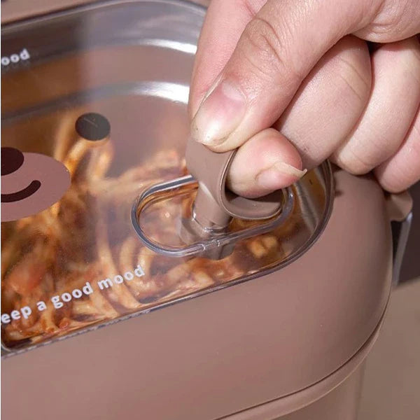 Bento Box Térmica Inox 950ml com Compartimentos: Vedação Total para Refeições Frescas no Trabalho, Escola e Piquenique!