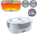 Marmita Elétrica Veicular Bivolt - Aquece em 30 Min | 110V/220V e 12V/24V | Prática e Portátil