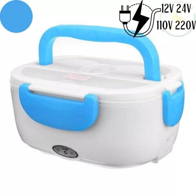 Marmita Elétrica Veicular Bivolt - Aquece em 30 Min | 110V/220V e 12V/24V | Prática e Portátil