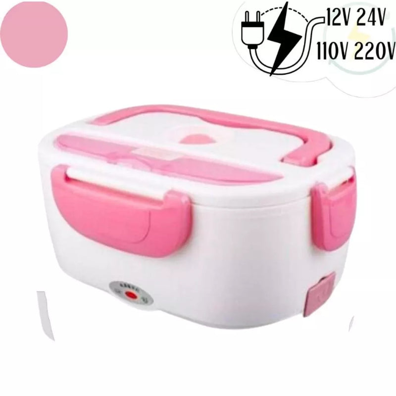 Marmita Elétrica Veicular Bivolt - Aquece em 30 Min | 110V/220V e 12V/24V | Prática e Portátil