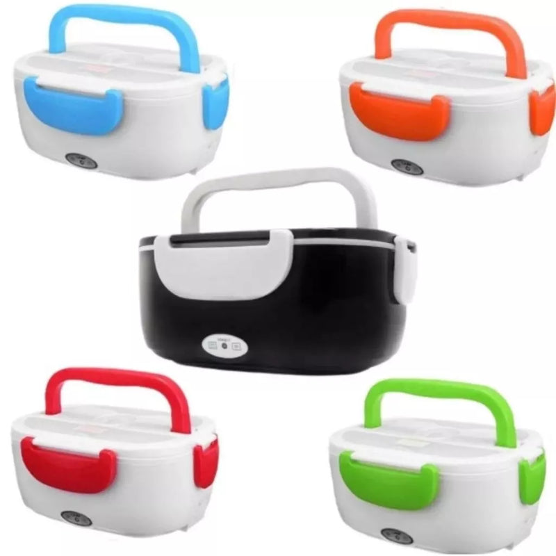 Marmita Elétrica Veicular Bivolt - Aquece em 30 Min | 110V/220V e 12V/24V | Prática e Portátil