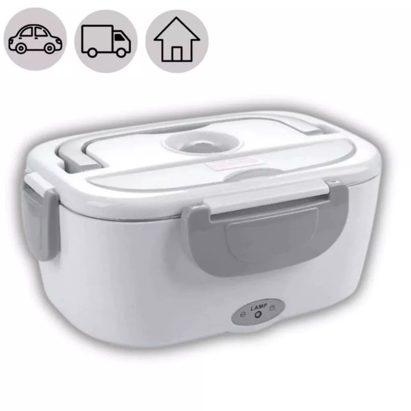 Marmita Elétrica Veicular Bivolt - Aquece em 30 Min | 110V/220V e 12V/24V | Prática e Portátil