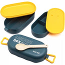 Pote Com Divisórias Marmita Fitness Vedação Microondas Lancheira Escola Trabalho Bento Box