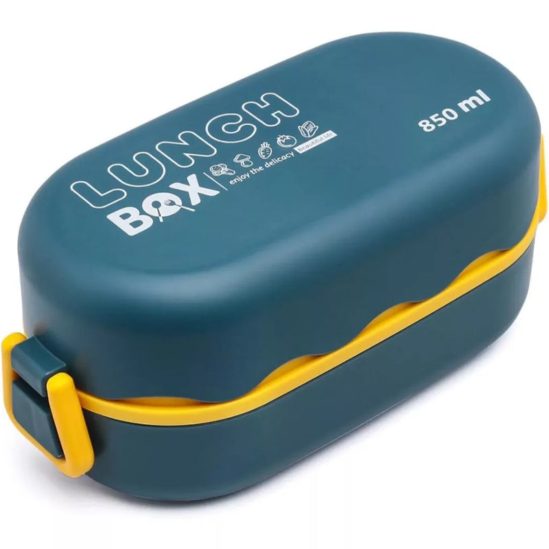 Pote Com Divisórias Marmita Fitness Vedação Microondas Lancheira Escola Trabalho Bento Box