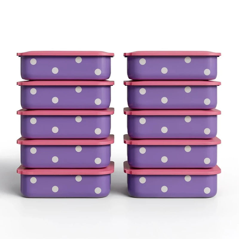 Kit 5 Potes Inox Herméticos com Tampa: Armazenamento Premium e Frescor Garantido para Sua Cozinha!