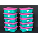 Kit 5 Potes Inox Herméticos com Tampa: Armazenamento Premium e Frescor Garantido para Sua Cozinha!