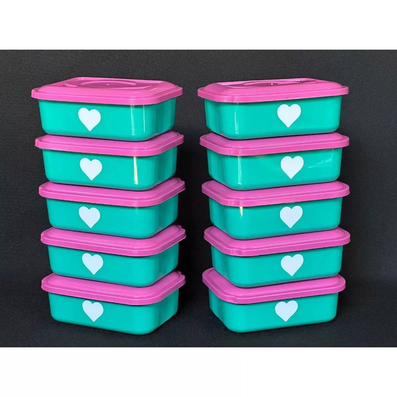 Kit 5 Potes Inox Herméticos com Tampa: Armazenamento Premium e Frescor Garantido para Sua Cozinha!