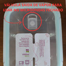 Pote Hermético de Vidro com Divisória Marmita 2 e 3 Divisórias Tampa com Trava Válvula 600 e 100ml