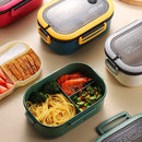 Pote de Marmita Box Food 2 Camadas 1200ml com Talheres