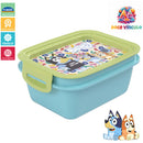 Marmita Bluey Lancheira Com Tampa Hermética e Porta Escova de Dentes