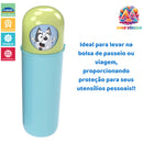 Marmita Bluey Lancheira Com Tampa Hermética e Porta Escova de Dentes